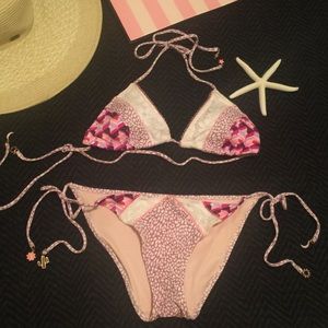 Pink Victoria’s Secret bikini 👙 with charms